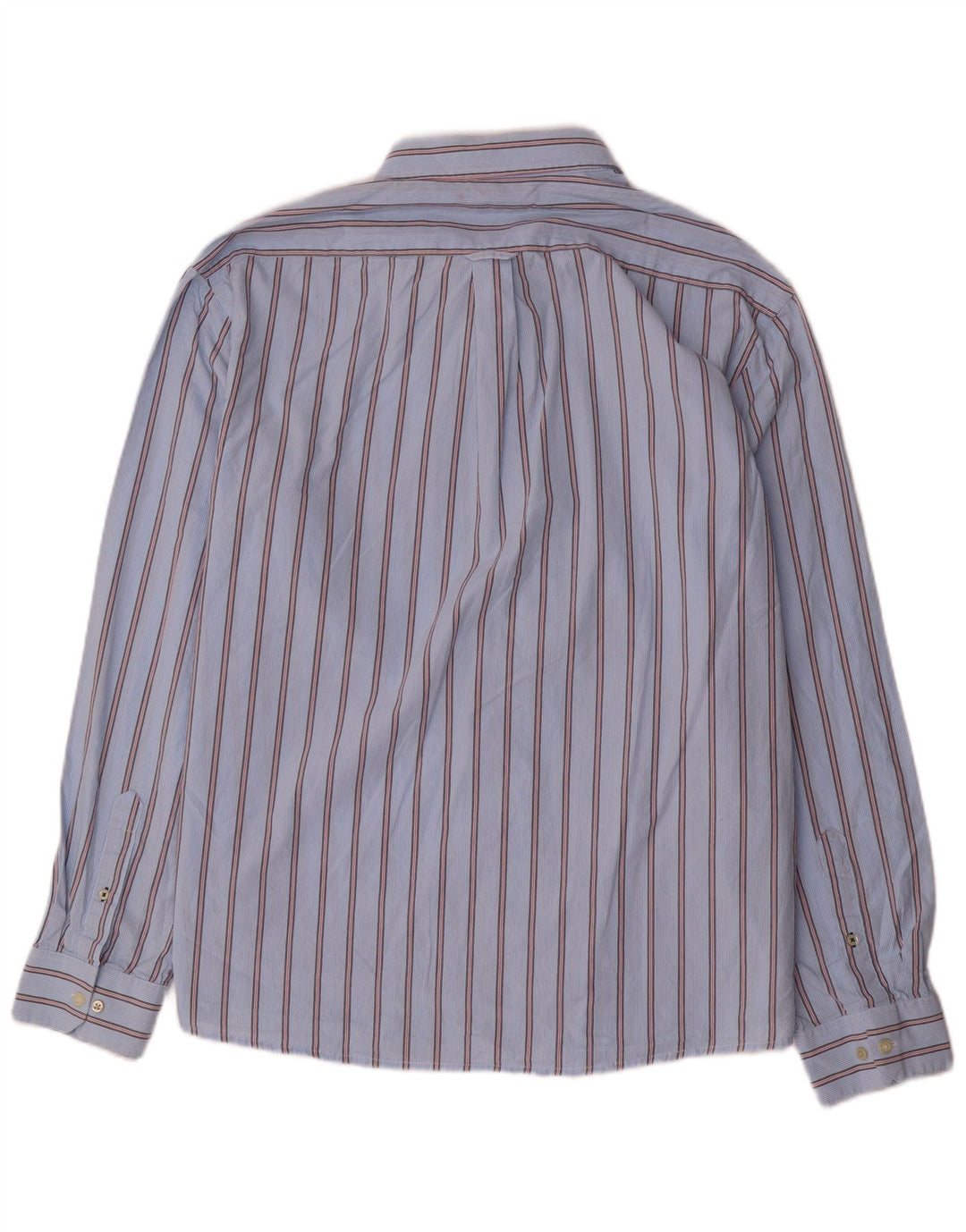 Camisa masculina IZOD 2XL algodão listrado azul