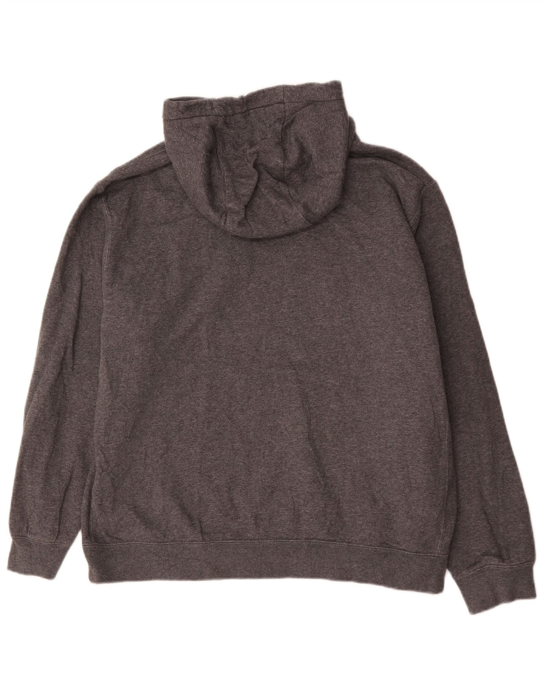 Jumper com capuz masculino Nike grande algodão cinza