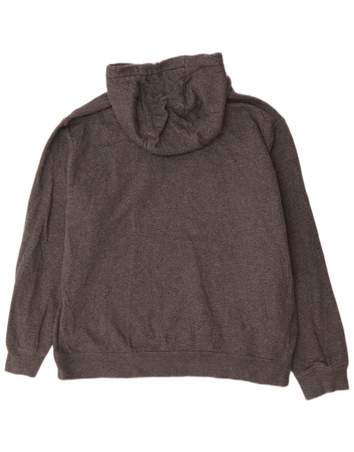 Jumper com capuz masculino Nike grande algodão cinza