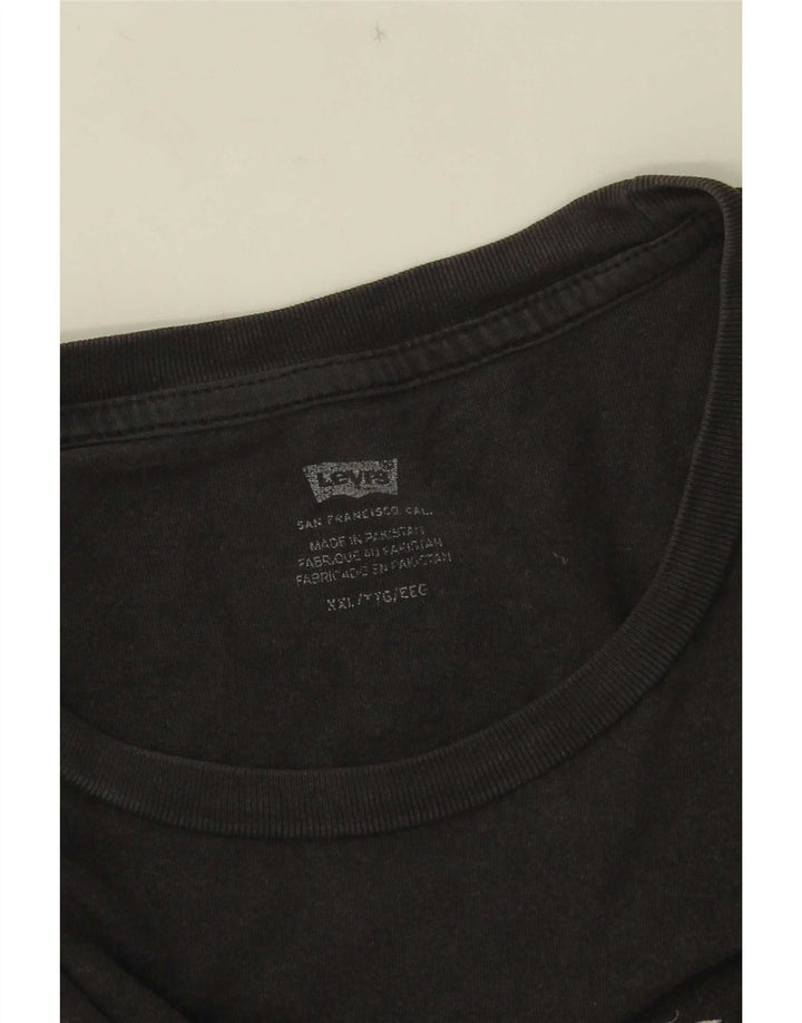 Camiseta gráfica masculina Levi's Top 2XL preta