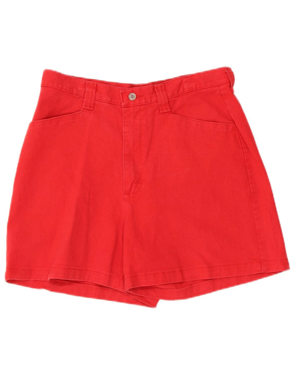 LEE Shorts feminino casual médio W30 algodão vermelho