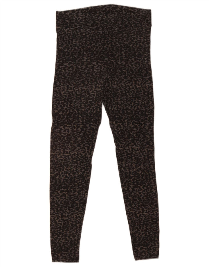 Leggings femininas Marks & Spencer Reino Unido 8 pequenas estampas pretas de animais