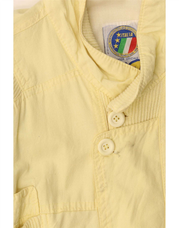 Jaqueta bomber masculina POP 84 UK 40 grande algodão amarelo