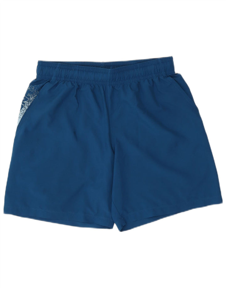 Shorts esportivos gráficos masculinos UNDER ARMOUR grandes azuis