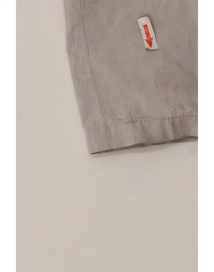 Jaqueta de chuva feminina Geox UK 8 poliéster cinza pequeno