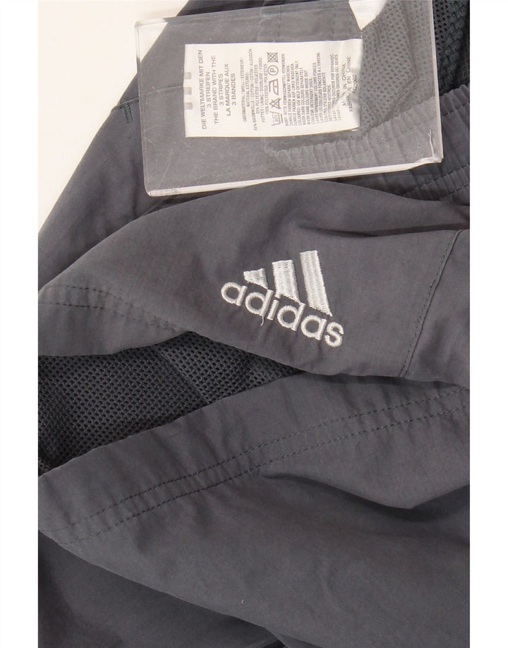 Adidas Mens Chino Shorts Médio W30 Cinza Algodão
