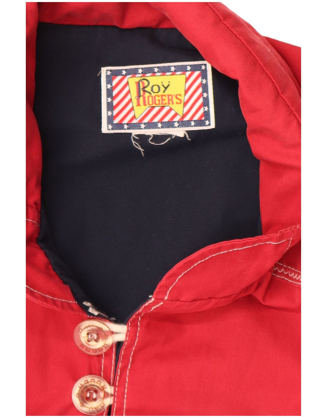 Colete masculino com capuz Roy Rogers UK 38 vermelho médio