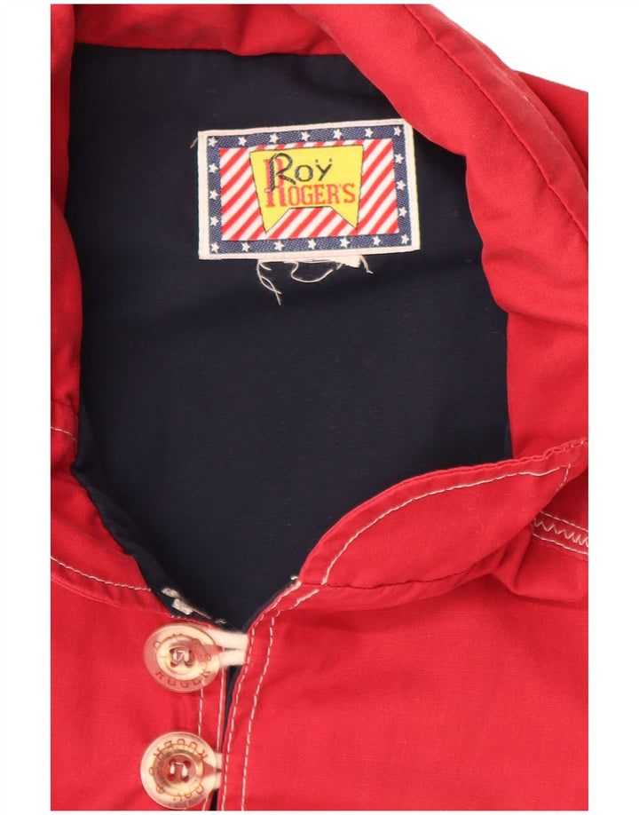 Colete masculino com capuz Roy Rogers UK 38 vermelho médio