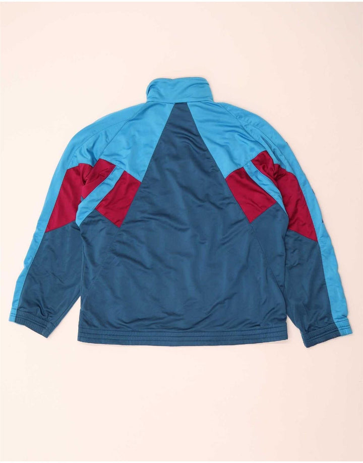 Diadora Mens Graphic Full Tracksuit UK 42 Grande Azul Colourblock Poliéster