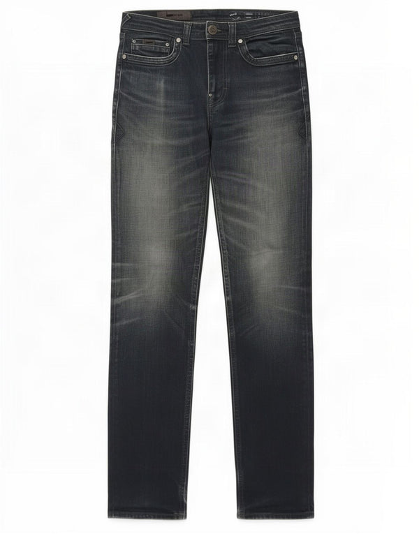 Gas Womens Albert Slim Jeans W30 L34 Azul Algodão