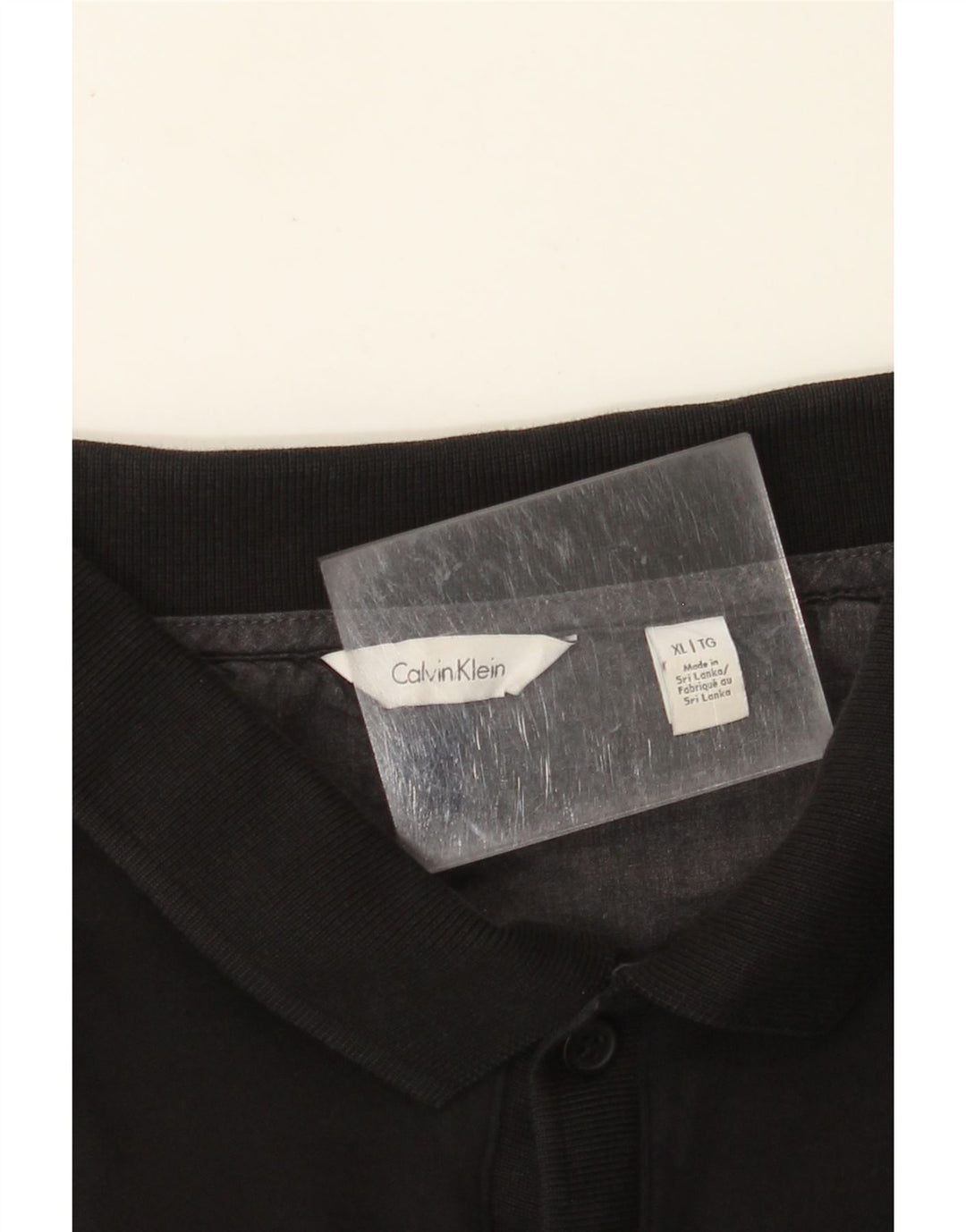Camisa polo masculina CALVIN KLEIN XL preta