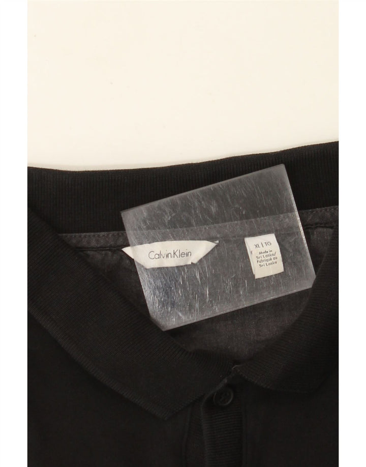 Camisa polo masculina CALVIN KLEIN XL preta