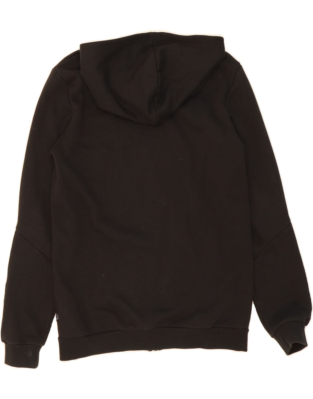 PUMA Boys Graphic Zip Hoodie Sweater 15-16 Years Black Cotton Vintage Puma and Second-Hand Puma from Messina Hembry 