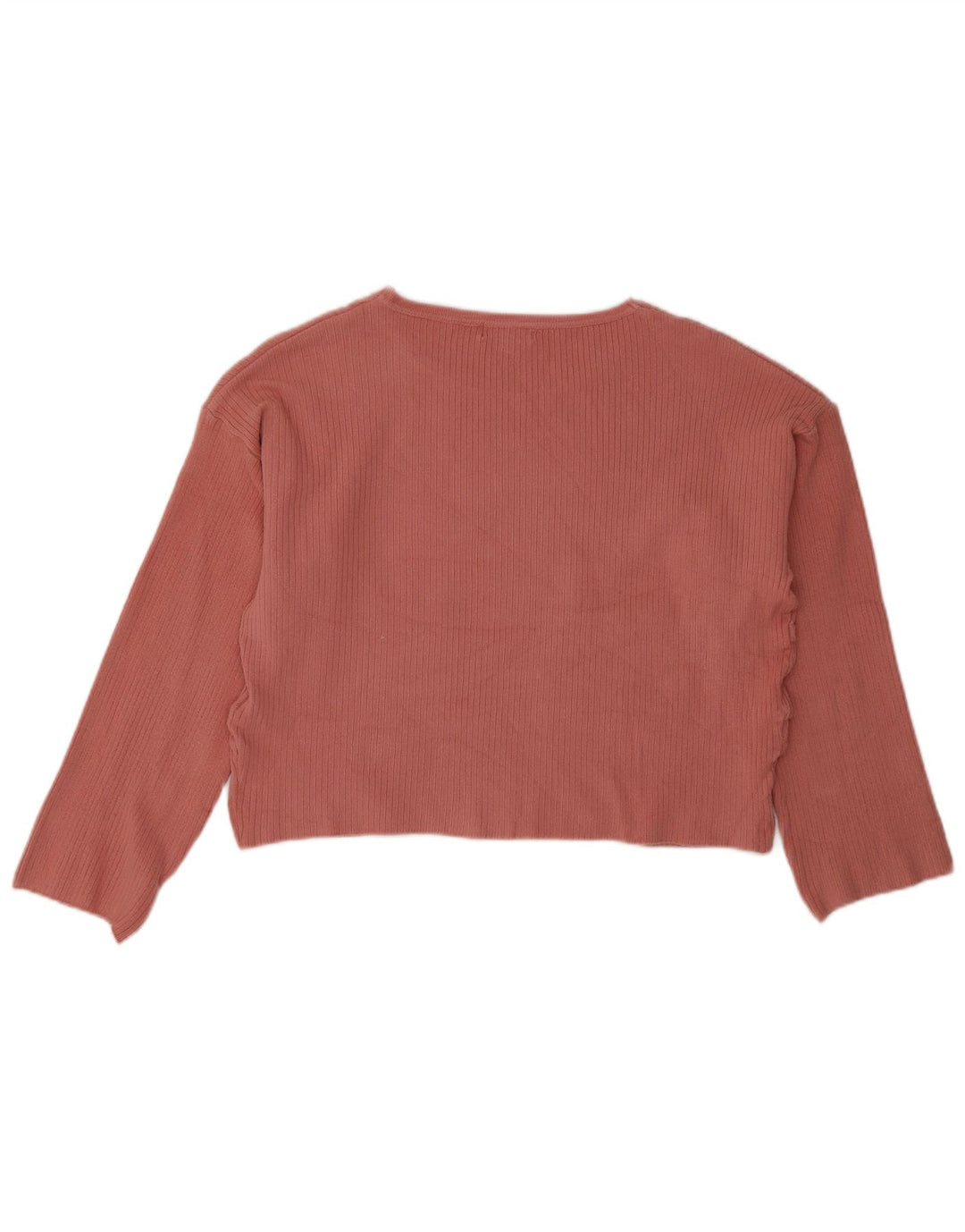Topshop feminino superdimensionado manga longa Reino Unido 10 acrílico rosa pequeno
