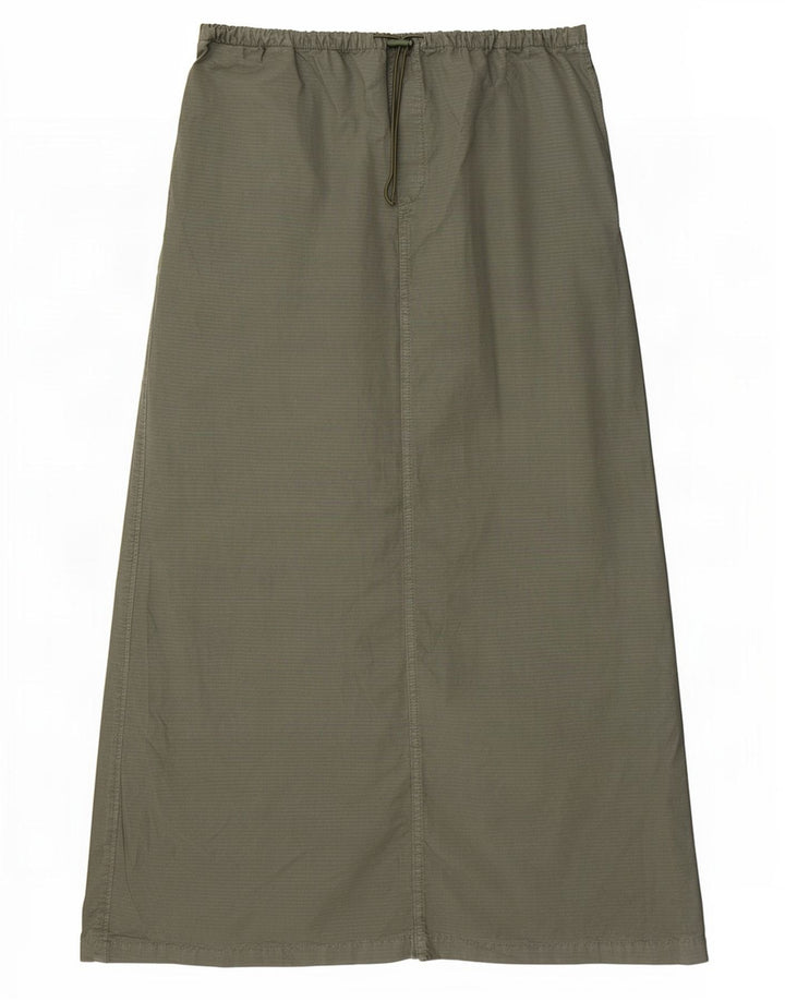 Zara Saia maxi feminina média W28 cáqui