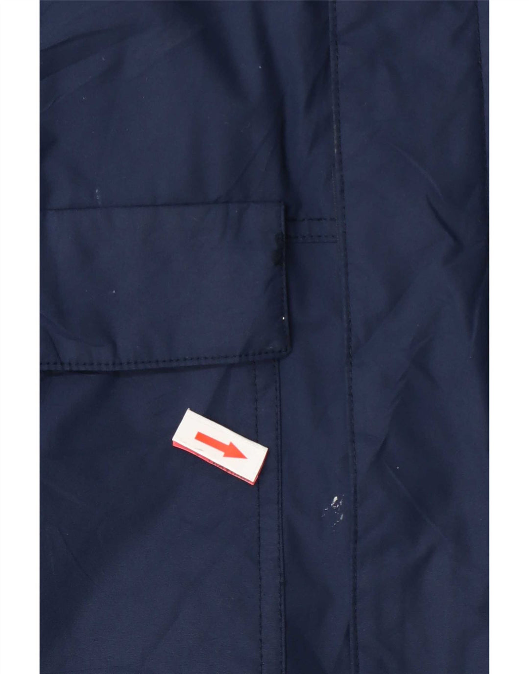 Jaqueta de chuva masculina Columbia com capuz Reino Unido 38 médio azul marinho nylon
