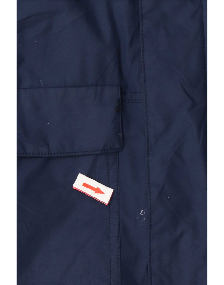 Jaqueta de chuva masculina Columbia com capuz Reino Unido 38 médio azul marinho nylon