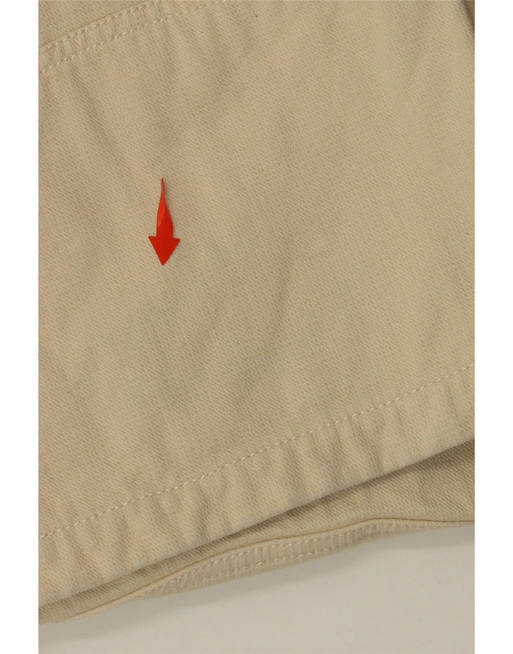 Calça masculina KAPPA gráfica reta casual XL W38 L35 algodão bege