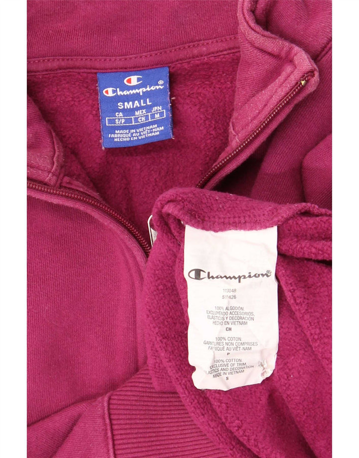 Champion feminino cropped oversized moletom suéter UK 10 pequeno marrom