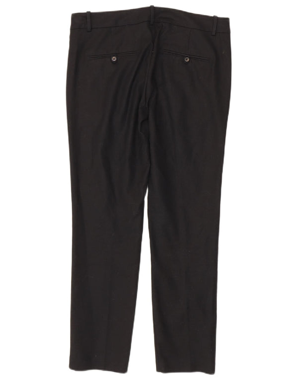 Zara Calça Chino Feminina Slim UE 38 Pequeno W28 L27 Preta