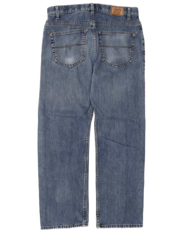 Jeans Marks & Spencer masculino Blue Harbor Straight W32 L29 algodão azul
