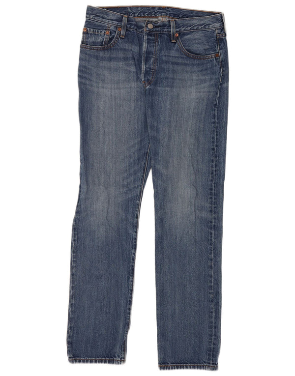 Jeans retos femininos Levi's W29 L32 algodão azul