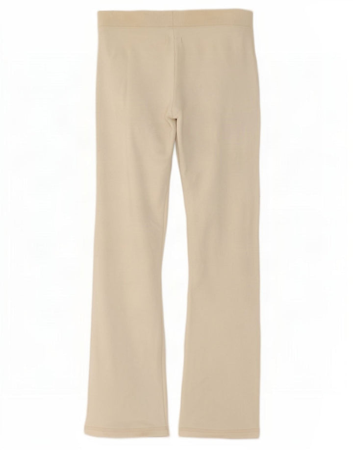 Calça de treino feminina Zara UK 8 pequena off white