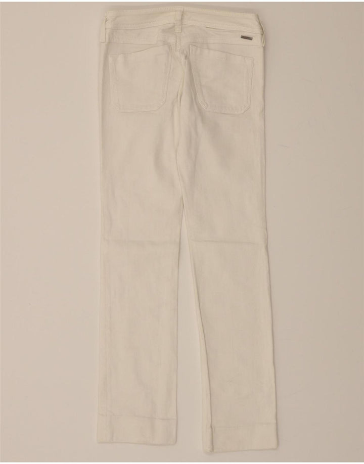 DIESEL Womens Lowky Straight Jeans W25 L28 White Vintage Diesel and Second-Hand Diesel from Messina Hembry 