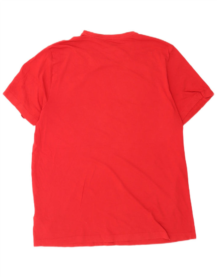 Camiseta masculina Puma Top 2XL algodão vermelho