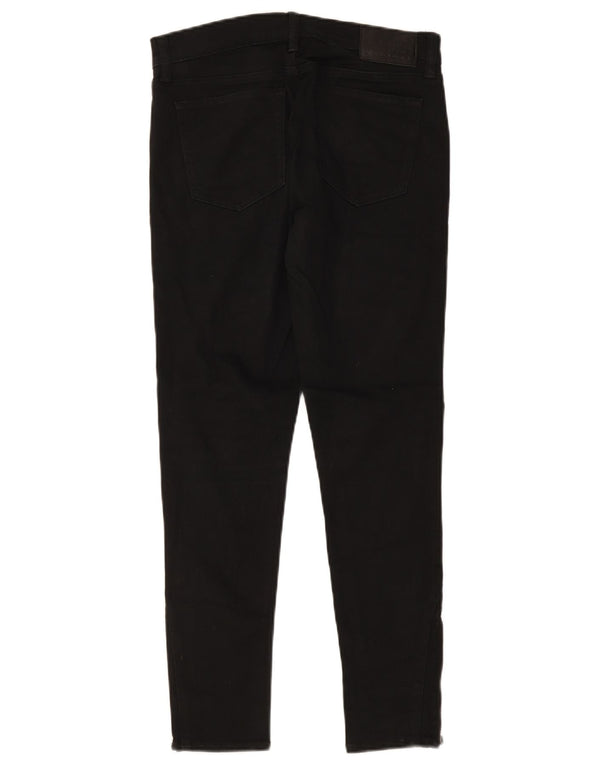 Polo Ralph Lauren feminino Tompkins skinny jeans W29 L30 algodão preto