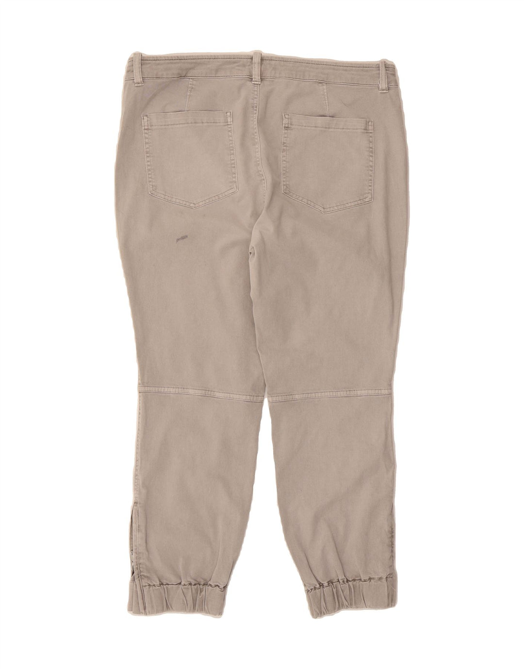 J. CREW Womens Joggers Cropped Trousers US 12 Large W34 L25 Grey Cotton Vintage J. Crew and Second-Hand J. Crew from Messina Hembry 