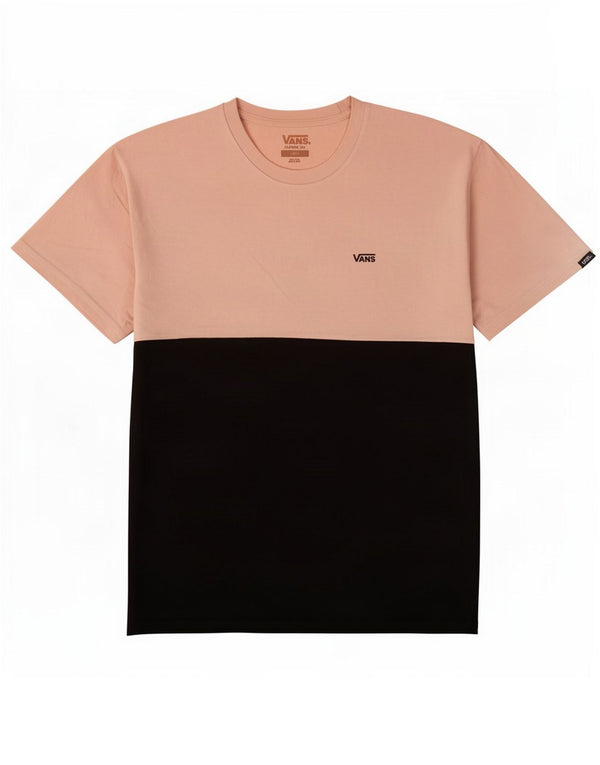 Camiseta Vans Masculina Classic Fit Top Grande Algodão Colorblock Preto