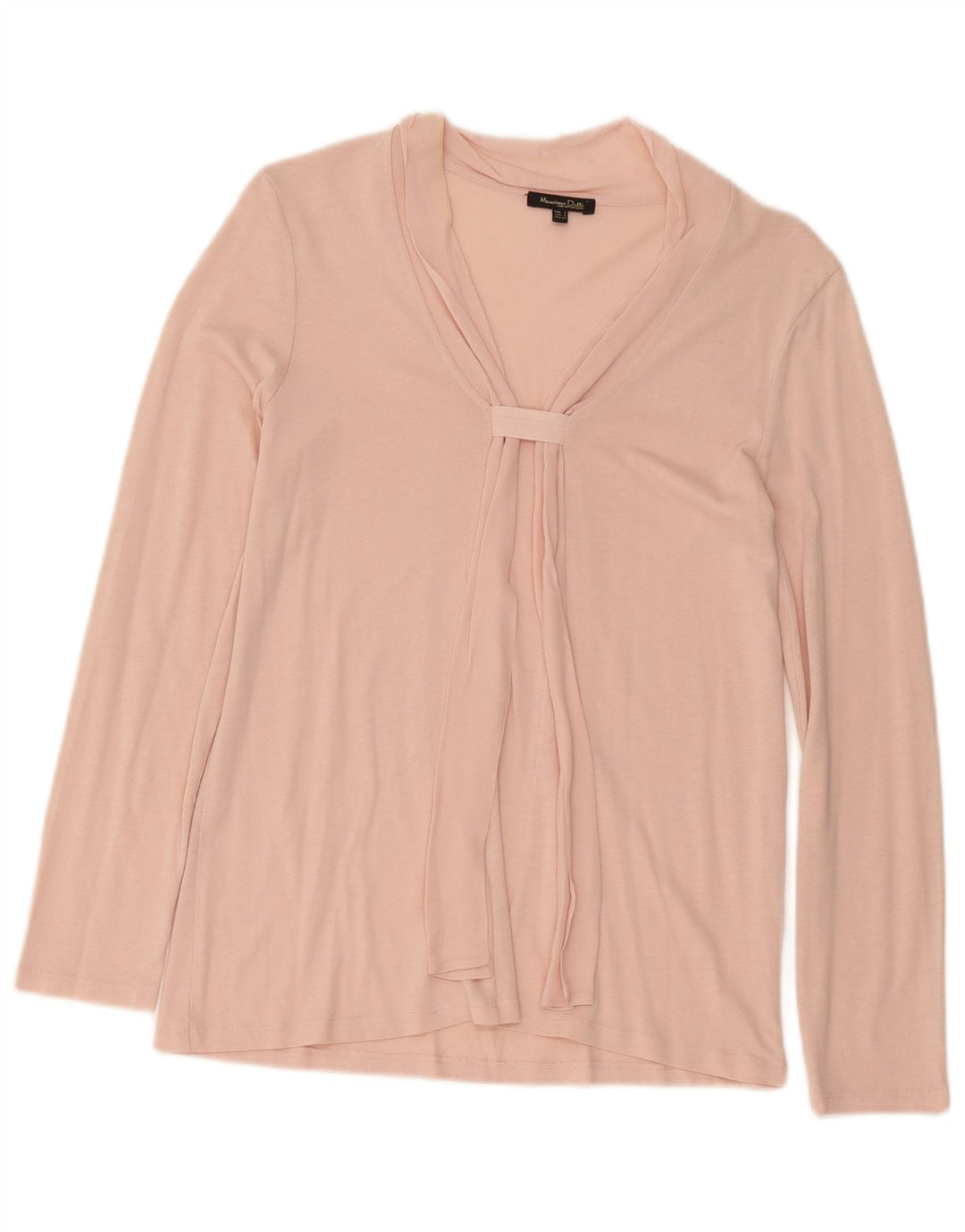 Blusa feminina de manga comprida Massimo Dutti Reino Unido 10 pequena rosa