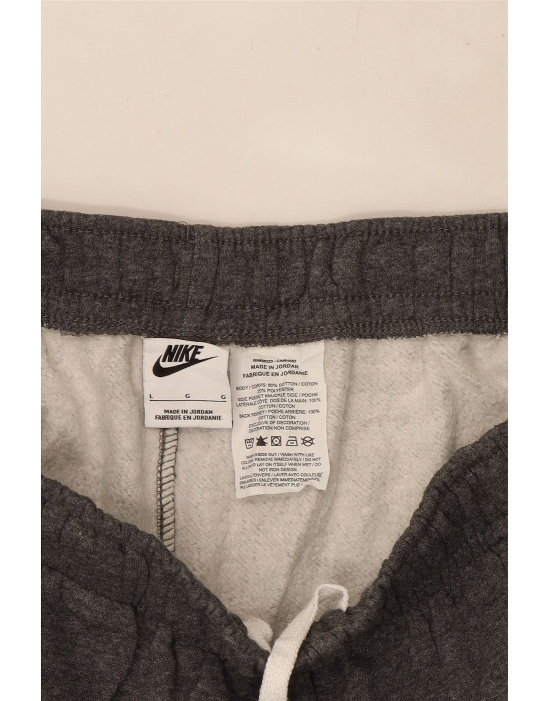 Shorts esportivos gráficos masculinos NIKE grandes cinza