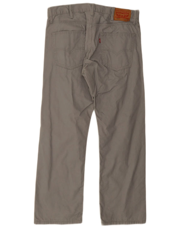 Calça Levi's Masculina 514 Reta Casual W38 L30 Algodão Cinza