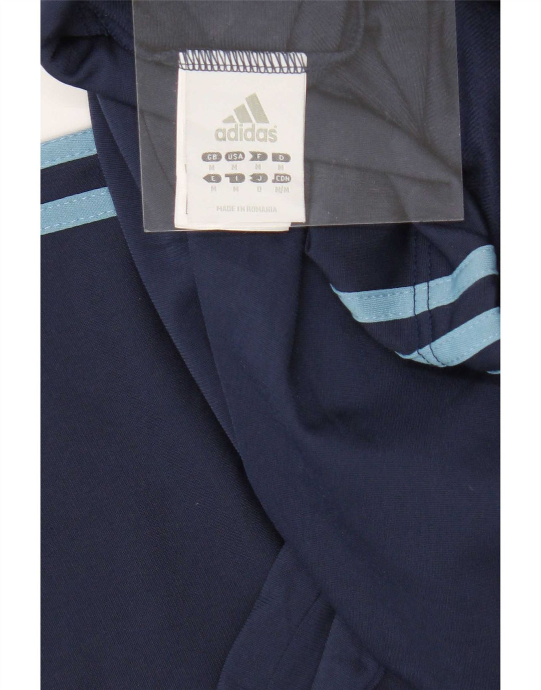 Calça de treino feminina Adidas UK 14 poliéster azul marinho médio