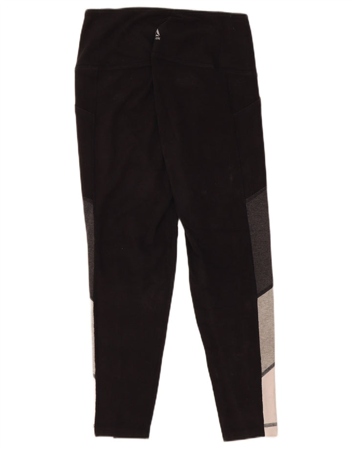 Leggings femininos REEBOK UK 10 pequeno algodão colorido preto