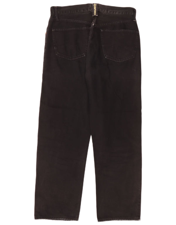 Replay Calça jeans reta masculina W33 L30 preta