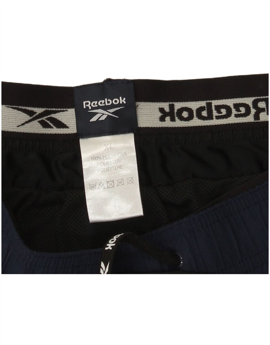 Shorts de natação masculino Reebok XL azul marinho poliéster