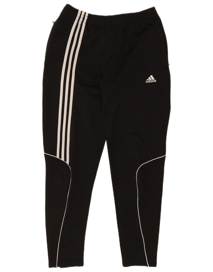 Calça de treino feminina Adidas UK 14 grande poliéster preto