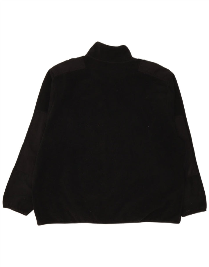 Jumper de lã Nike masculino com zíper e gola 2XL preto