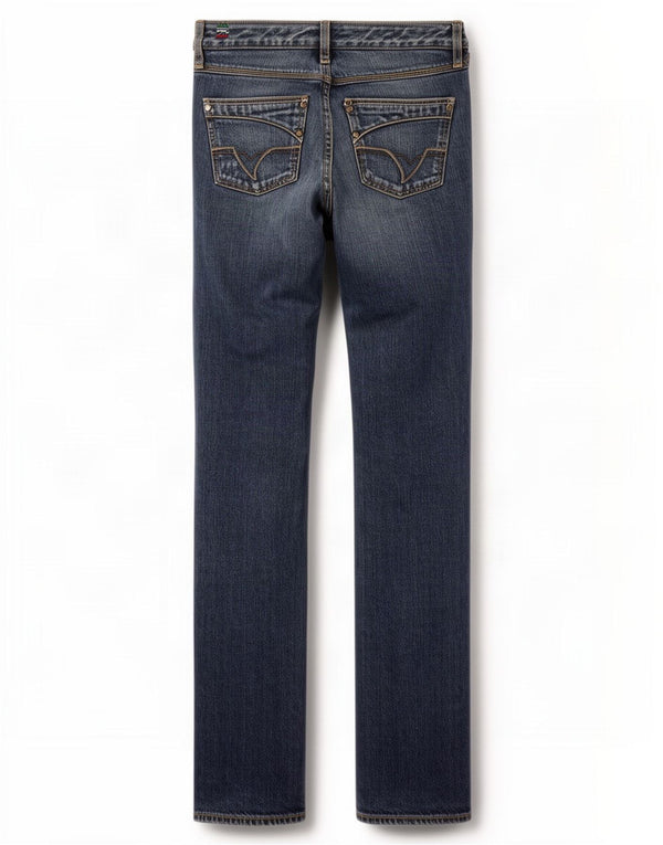 Jeans feminino Diesel Kycut Bootcut W25 L34 azul algodão