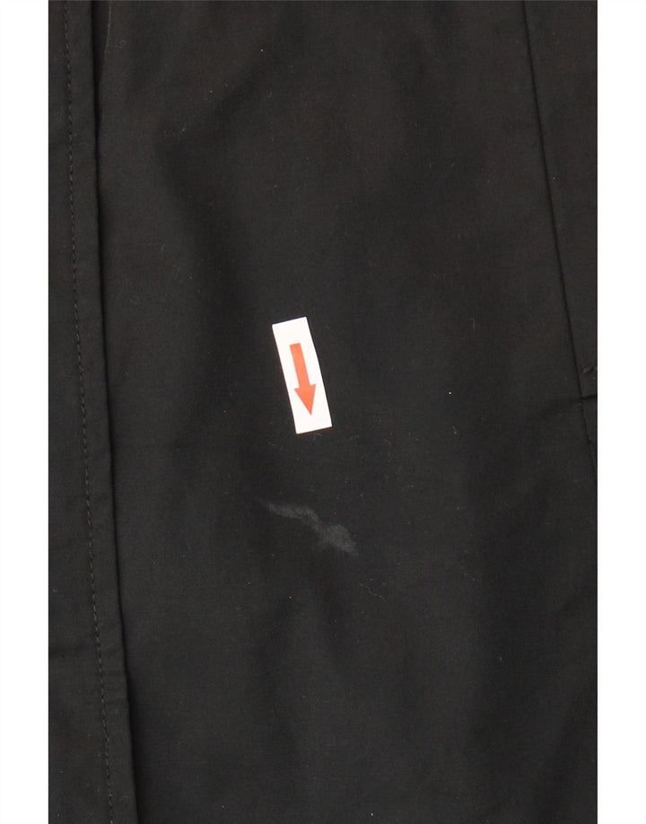 Nautica Womens Duffle Coat UK 14 Médio Algodão Preto