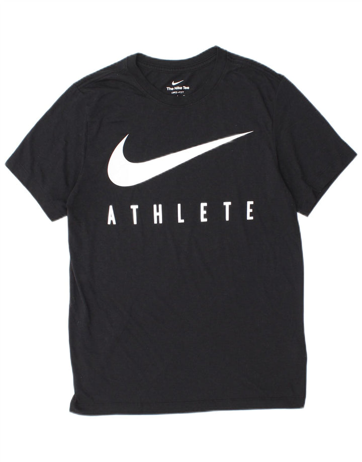Camiseta Nike Masculina Dri Fit Graphic Top Pequeno Poliéster Preto