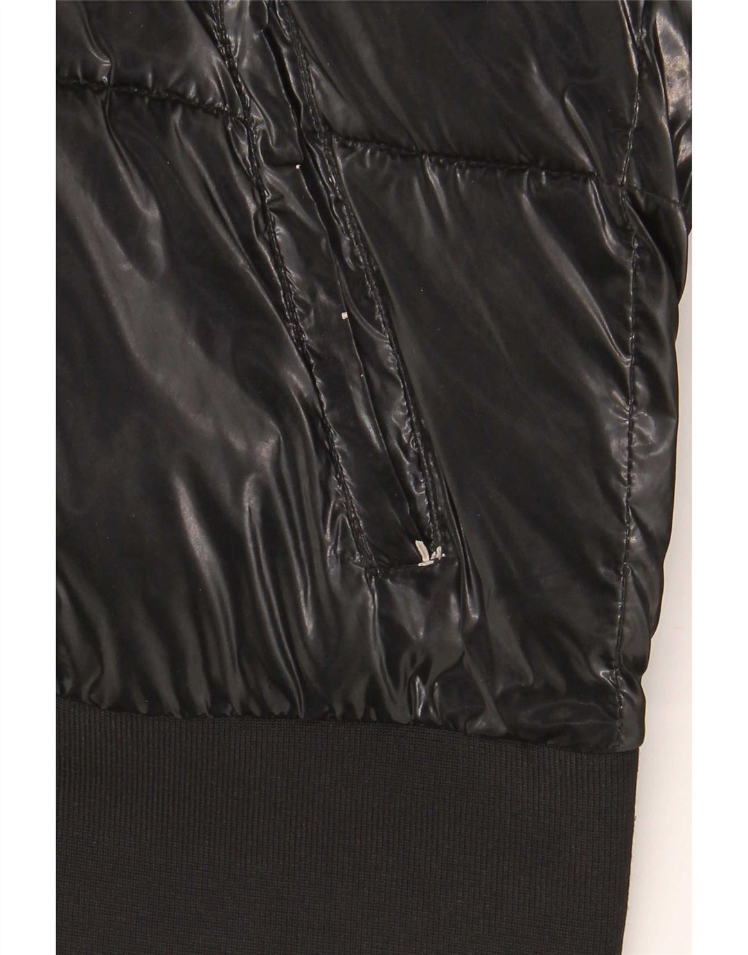 Casaco acolchoado com capuz Guess Girls 13-14 anos poliuretano preto