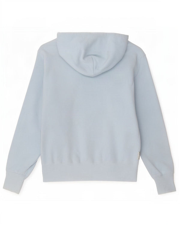 Jumper com capuz gráfico masculino Champion médio azul algodão