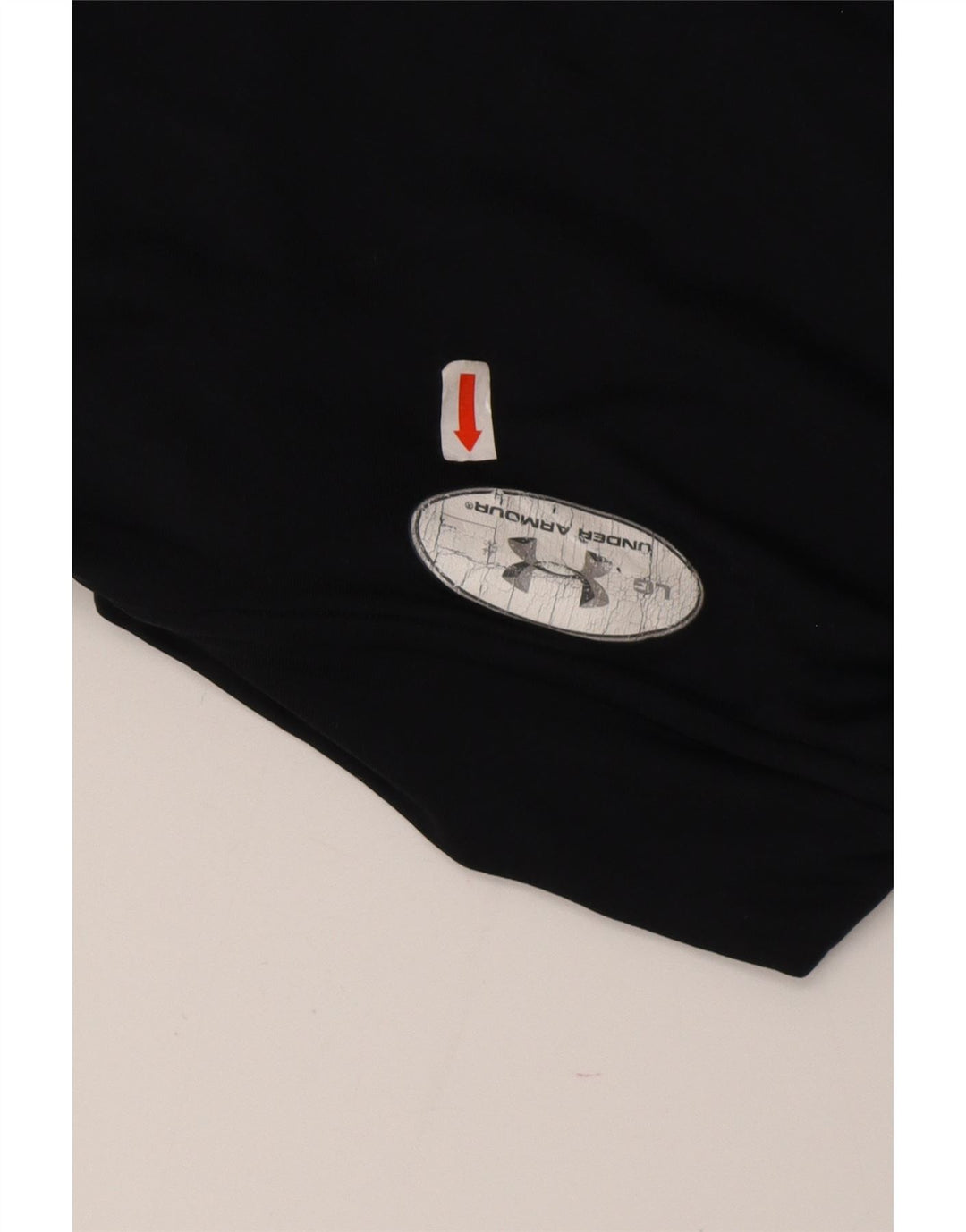 Under ARMOR Mens Cold Gear Top Manga Longa Grande Poliéster Preto