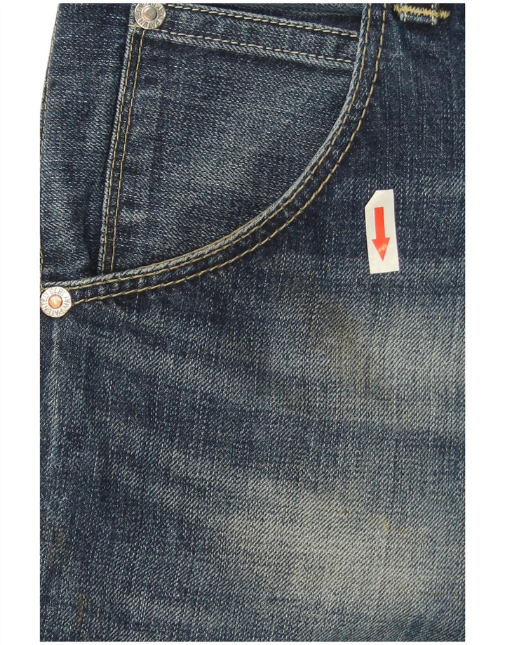 Levi's Masculino 514 Straight Jeans W34 L32 Azul Algodão
