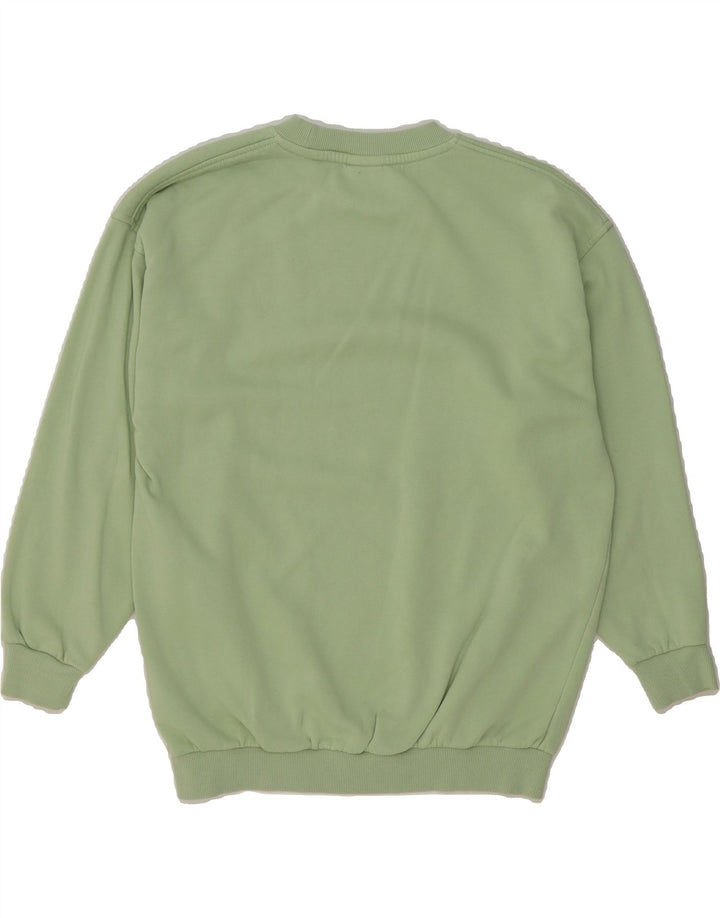 NIKE Girls Sweatshirt Jumper 12-13 Years Large Green Cotton Vintage Nike and Second-Hand Nike from Messina Hembry 