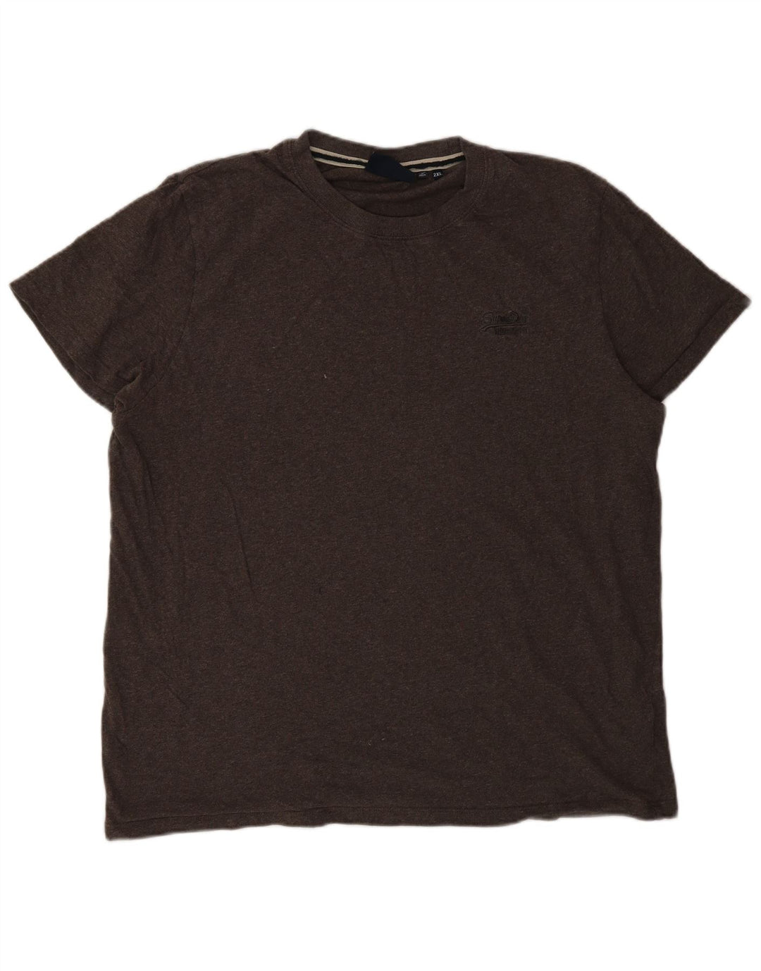 Camiseta masculina Superdry Top 2XL algodão marrom